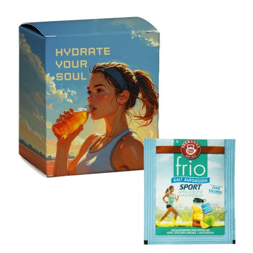 Sports tea bag, apple lemon + magnesium, 5 piece, 12,5g, folding box