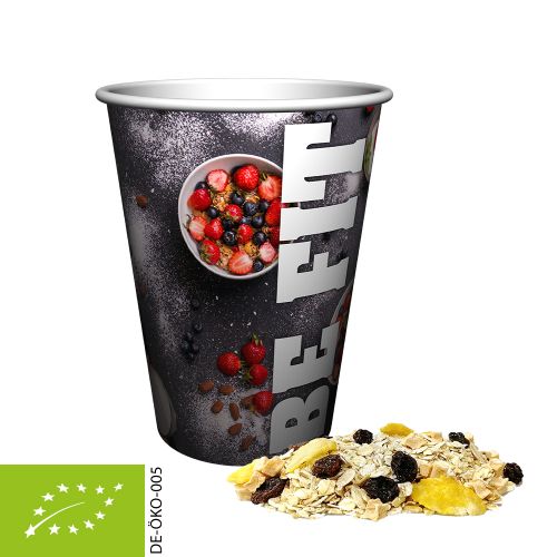 Organic porridge fruits, ca. 50g, maxi snack cup