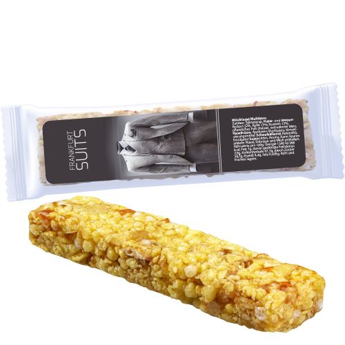 Cereal bar orange (vegan), 30g, express flowpack with label