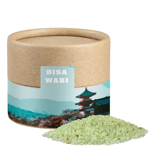 Wasabi salt, ca. 50g, cardboard can mini with label