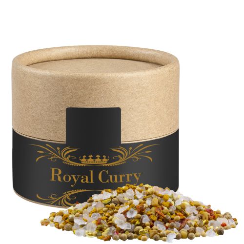 Royal curry, ca. 50g, cardboard can mini with label