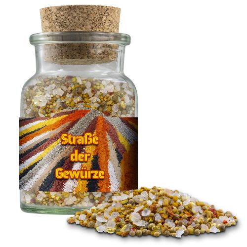 Royal curry, ca. 110g, cork glass with label