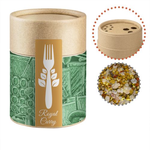Royal curry, ca. 110g, cardboard shaker with label