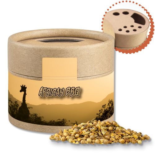 African BBQ, ca. 40g, cardboard shaker mini