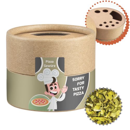 Pizza herb, ca. 10g, cardboard shaker mini with label