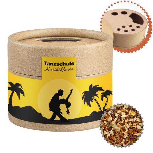 HOT caribbean mix, ca. 28g, cardboard shaker mini with label