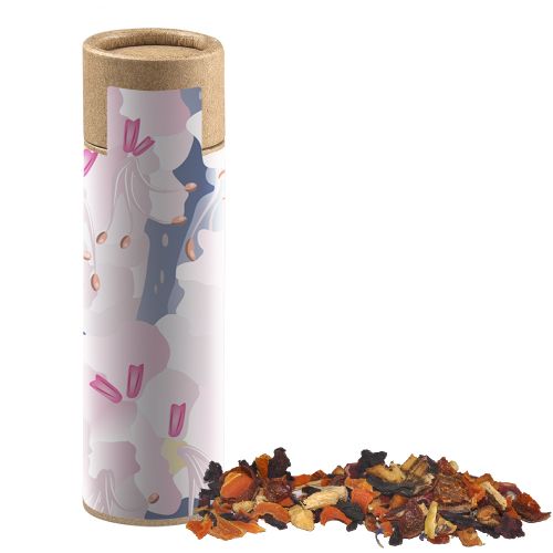 Fireplace tea, ca. 10g, cardboard tube with label