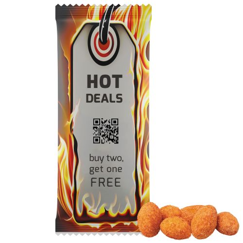 Chili peanuts , ca. 40g, midi XL bag