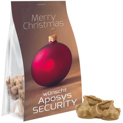Apple cinnamon cluster, 130g, express pouch with promotional flyer