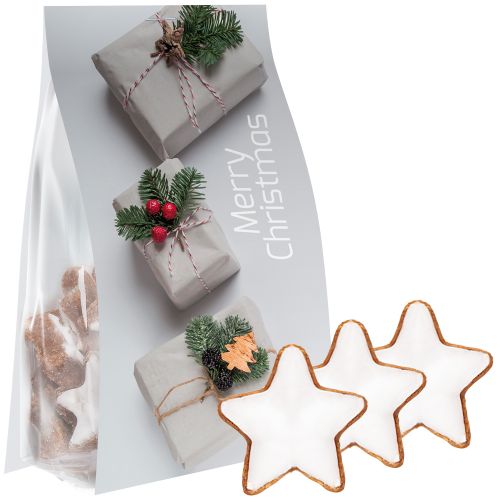 Cinnamon stars, 100g, express pouch with promotional flyer