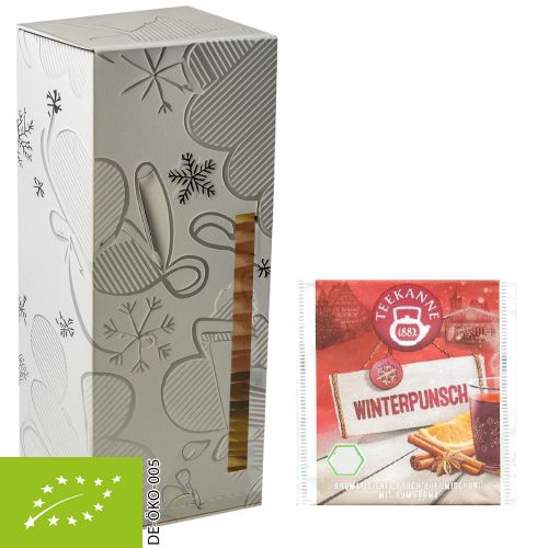 Organic tea bag winter punch, 24 piece, 54g, folding box teatower