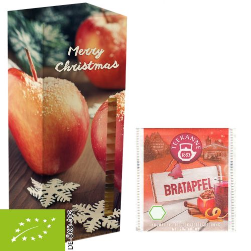 Organic tea bag baked apple, 24 piece, 54g, folding box teatower