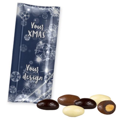 Almond chocolate trio, ca. 25g, snack stick