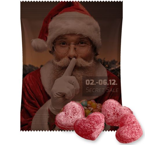 Mulled wine hearts, ca. 17g, midi bag