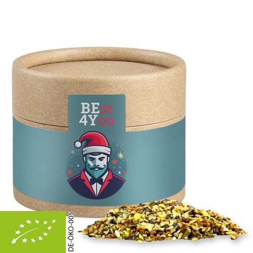 Organic Christmas spice mix chefsmatter, ca. 30g, cardboard can mini with label
