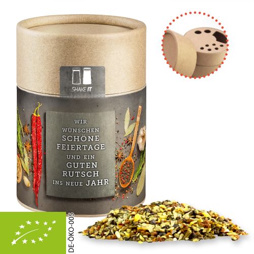 Organic Christmas spice mix chefsmatter, ca. 60g, cardboard shaker with label