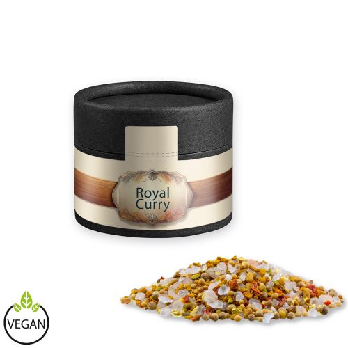 Royal curry, ca. 50g, cardboard can mini black with label