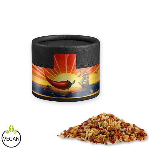 HOT caribbean mix, ca. 28g, cardboard can mini black with label