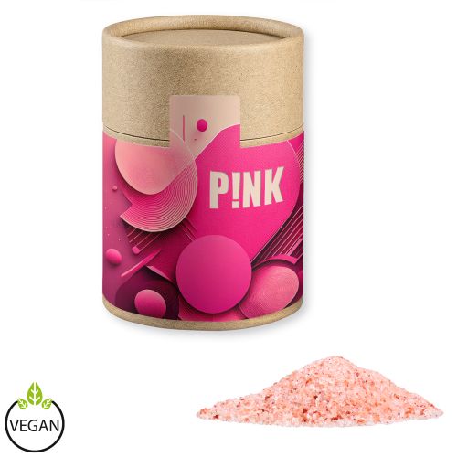 Pink crystal salt, ca. 135g, cardboard can midi with label