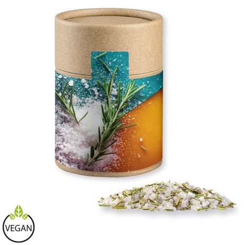 Rosemary salt, ca. 90g, cardboard can midi with label
