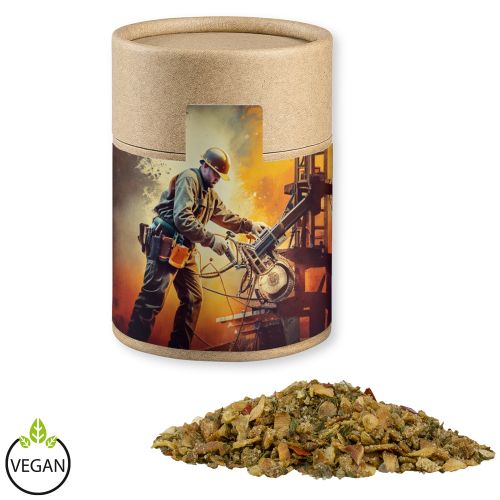 Scrambled egg spice, ca. 75g, cardboard can midi with label
