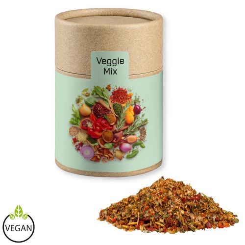 Mediterranean veggie mix, ca. 50g, cardboard can midi with label