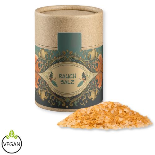 Smoke salt coarse, ca. 130g, cardboard can midi with label