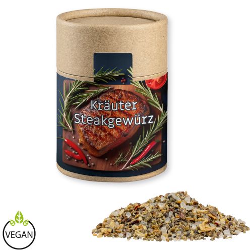 Herb steak spice, ca. 45g, cardboard can midi with label