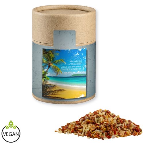 HOT caribbean mix, ca. 50g, cardboard can midi with label