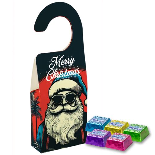 Chocolate confect, ca. 45g, door hanger folded box