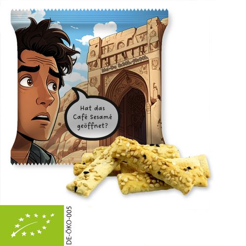 Organic sesame sticks (vegan), ca. 30g, maxi bag