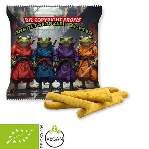 Organic pizza sticks, ca. 30g, maxi bag
