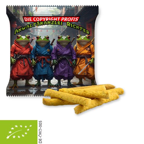 Organic pizza sticks (vegan), ca. 30g, maxi bag