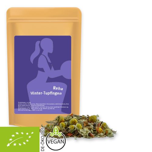 Organic rooibos tea relaxation time, ca. 40g, midi stand up pouch with label