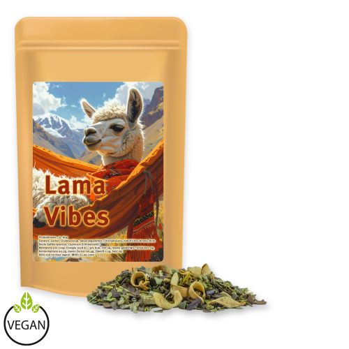 Mate tea orange, ca. 35g, midi stand up pouch with label