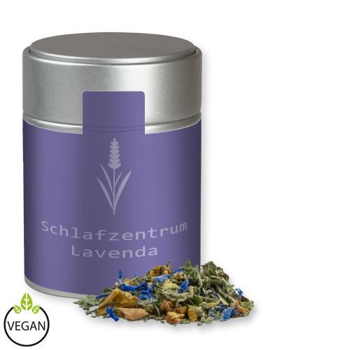 Herbal tea harmony, ca. 35g, metal tin midi silver