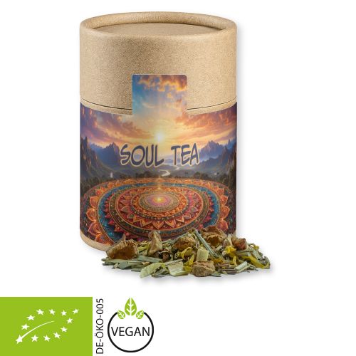 Organic herbal tea peace of mind, ca. 27g, cardboard can midi