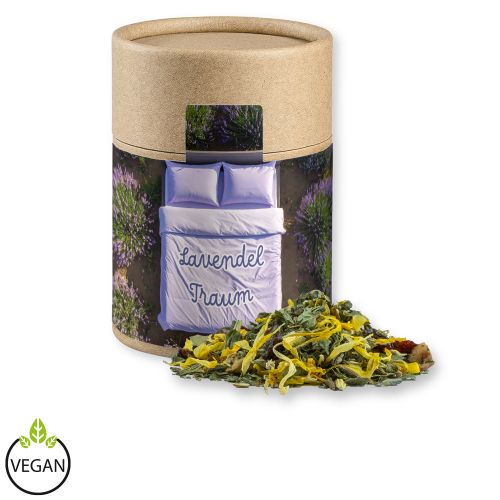 Herbal tea lavender, ca. 27g, cardboard can midi