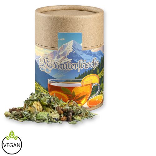 Herbal tea mountain tea & citrus, ca. 27g, cardboard can midi