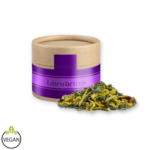 Herbal tea lavender, ca. 11g, cardboard can mini