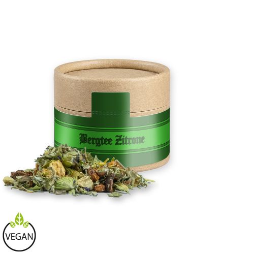 Herbal tea mountain tea & citrus, ca. 15g, cardboard can mini