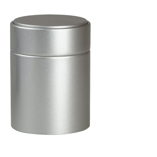 Packaging, metal tin midi silver