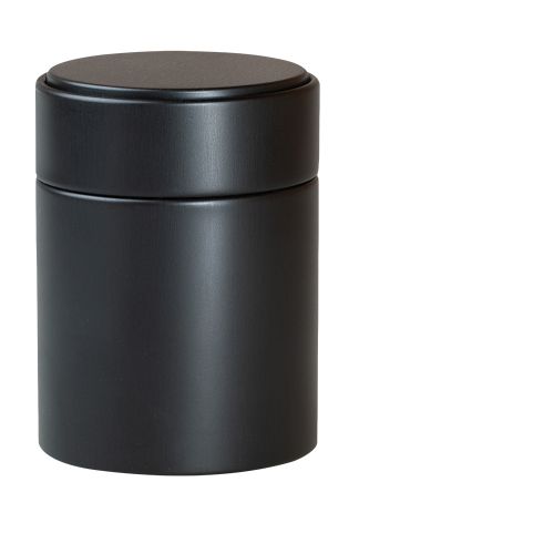 Packaging, metal tin midi black