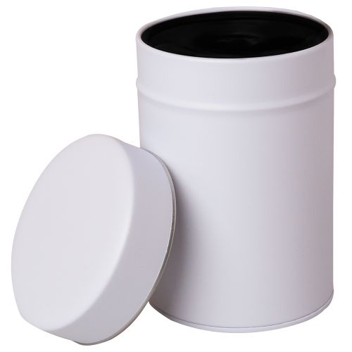 Packaging, metal tin maxi with label