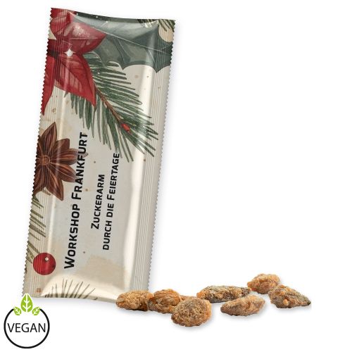Burnt almonds with no added sugar, ca. 25g, snack stick